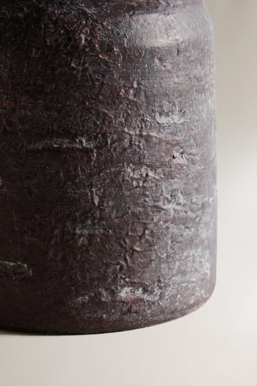 DECORATIVE BROWN CERAMIC REED DIFFUSER COVER - Black by Zara - Image 4