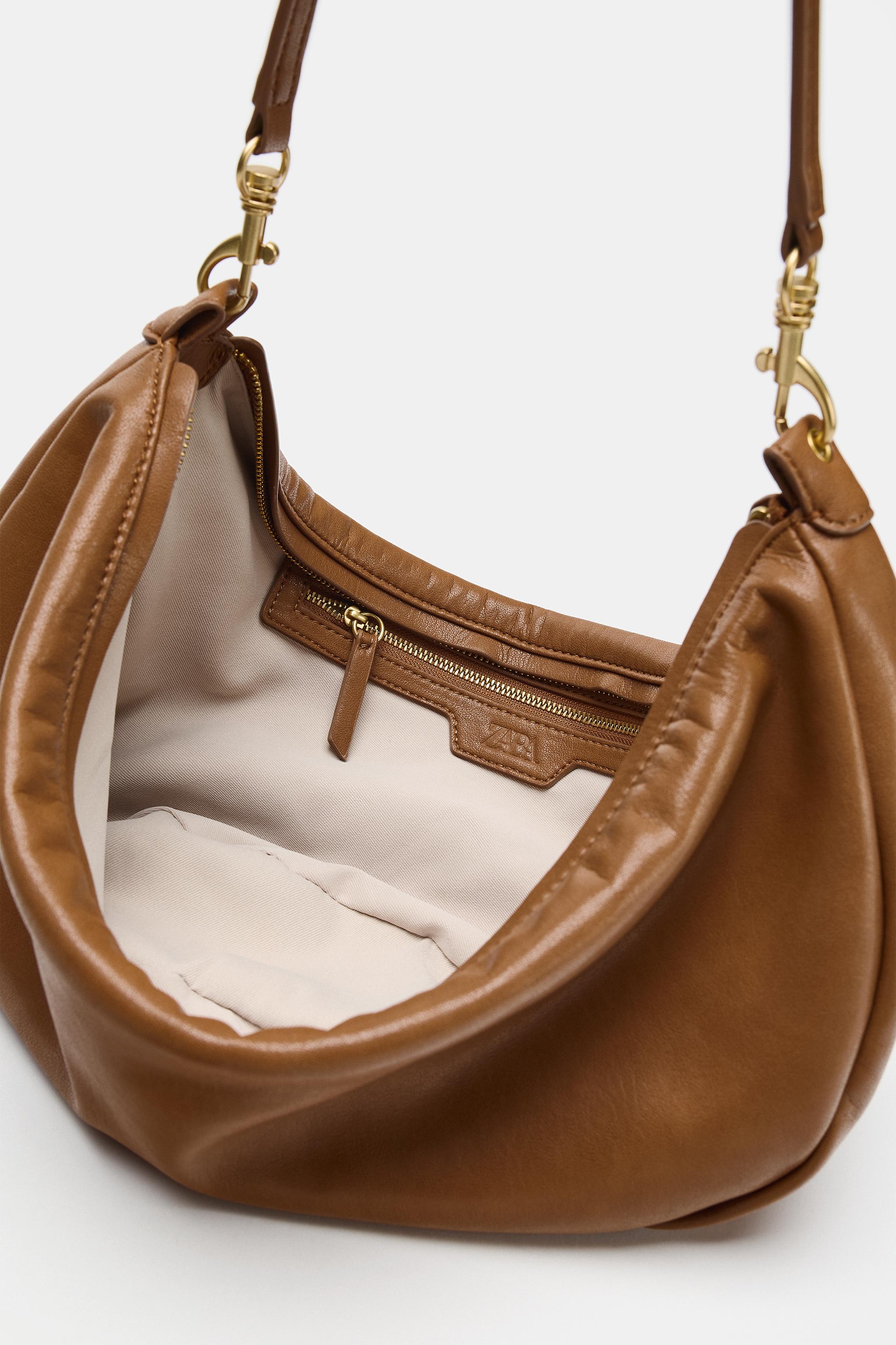 SHOULDER BAG - Dark tan | ZARA South Africa