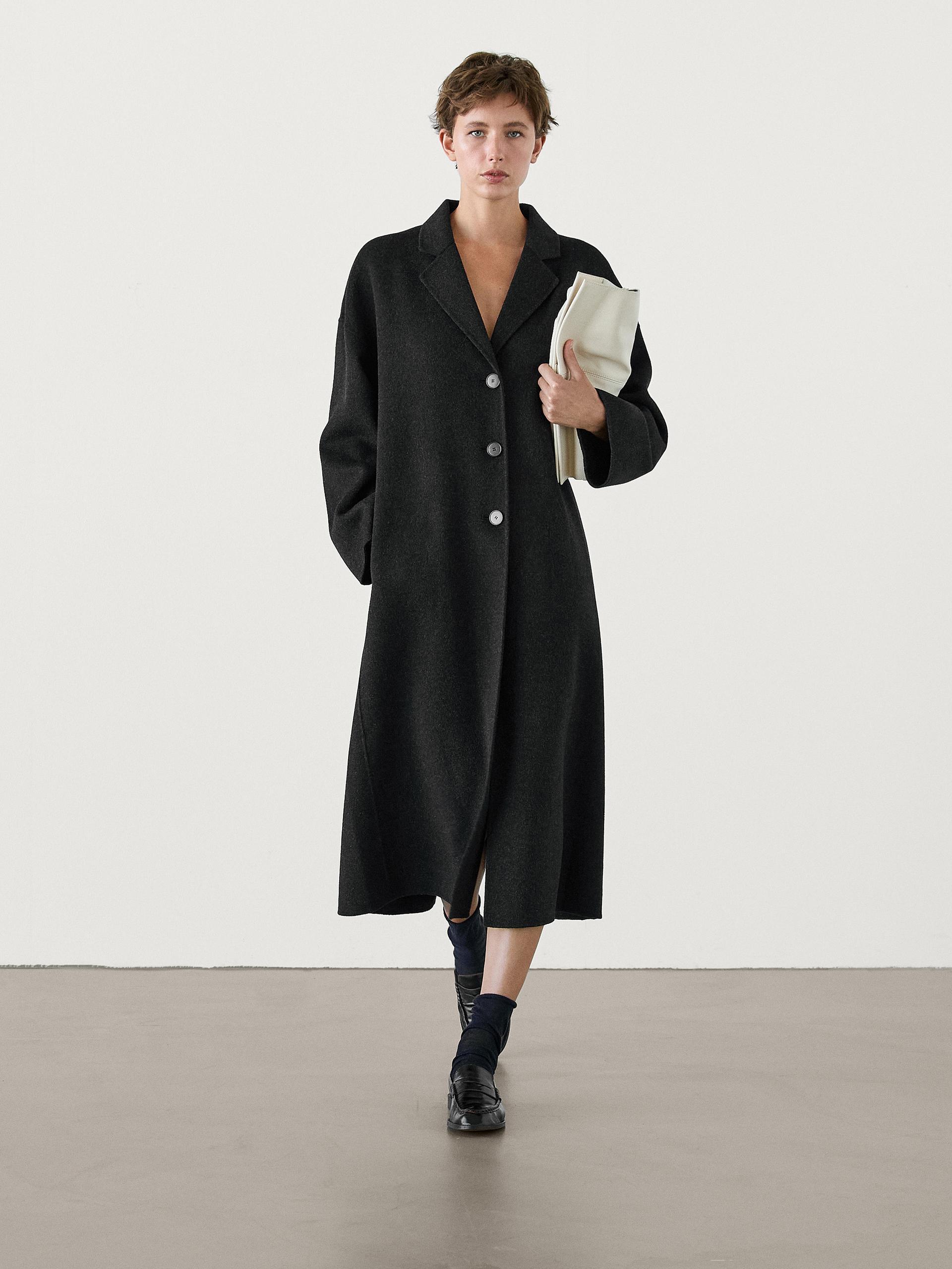 ZARA purchases long coat wool polyester mixed size S NWT