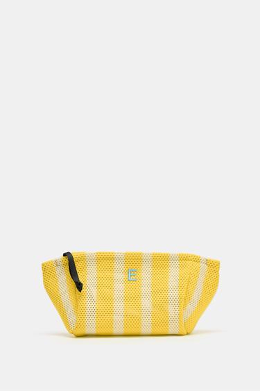 TROUSSE EFFET AJOURÉ - Jaune de Zara