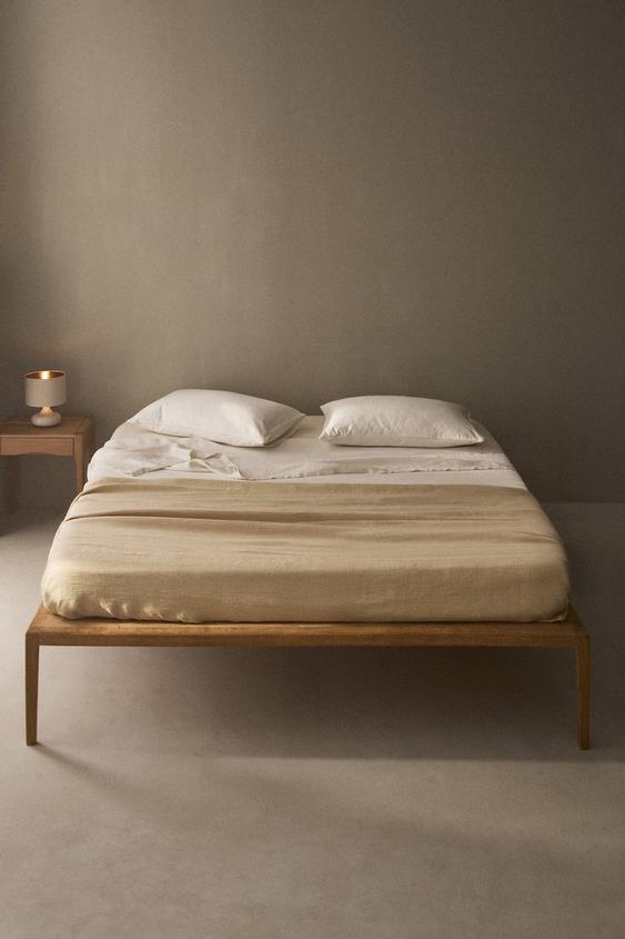 HOLZBETTGESTELL - Hellbeige von Zara - Bild 0
