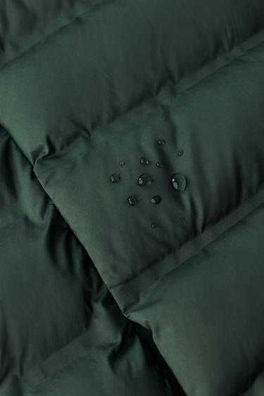VESTE ULTRALÉGÈRE À CAPUCHE DÉPERLANTE - Vert de Zara - Image 8