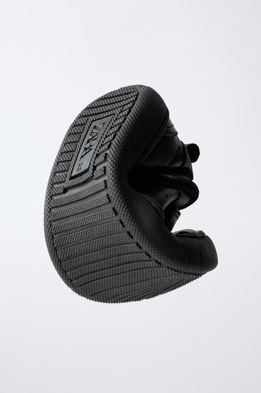 LEATHER BAREFOOT PLIMSOLLS - Black by Zara - Image 1