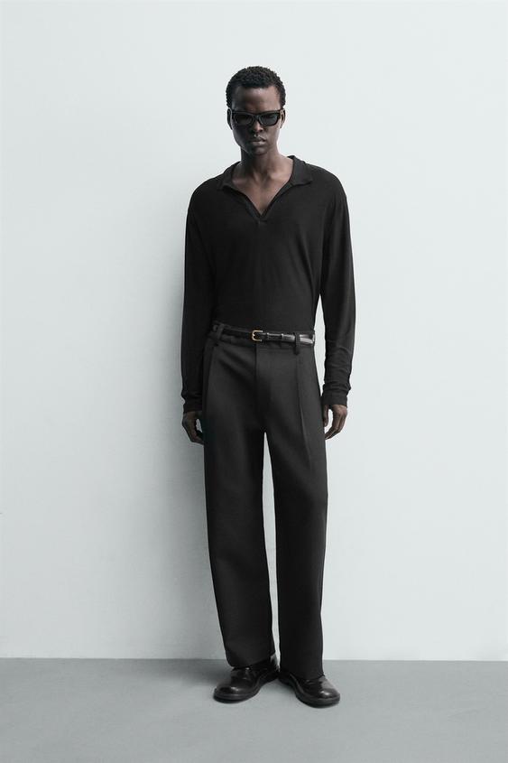 SHEER LYOCELL POLO SHIRT