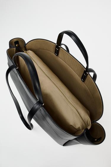 MAXI TOTE BAG - Black by Zara - Image 3