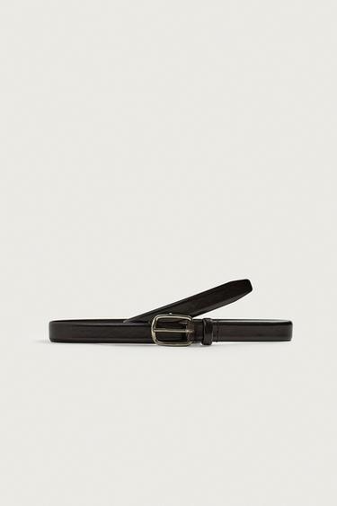 Zara LEATHER BELT AARON LEVINE X ZARA - Brown
