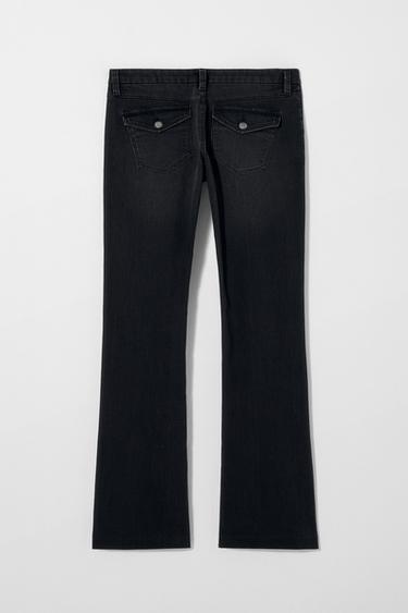 JEAN ÉVASÉ TAILLE BASSE KATE MOSS X ZARA - Noir de Zara - Image 2