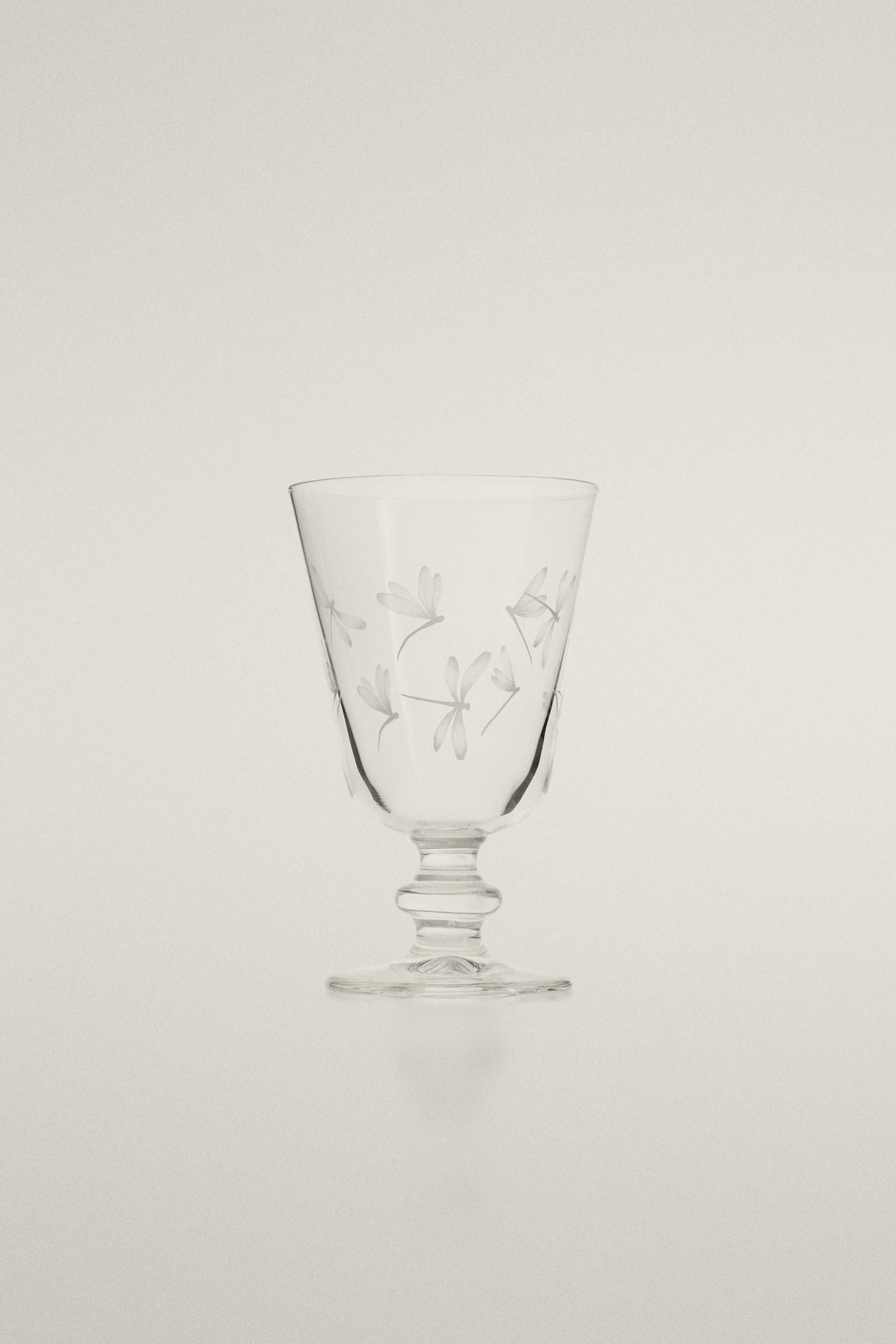 VERRE À VIN LIBELLULE