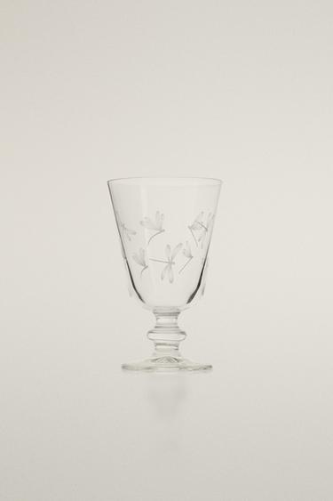 VERRE À VIN LIBELLULE - Blanc de Zara - Image 0