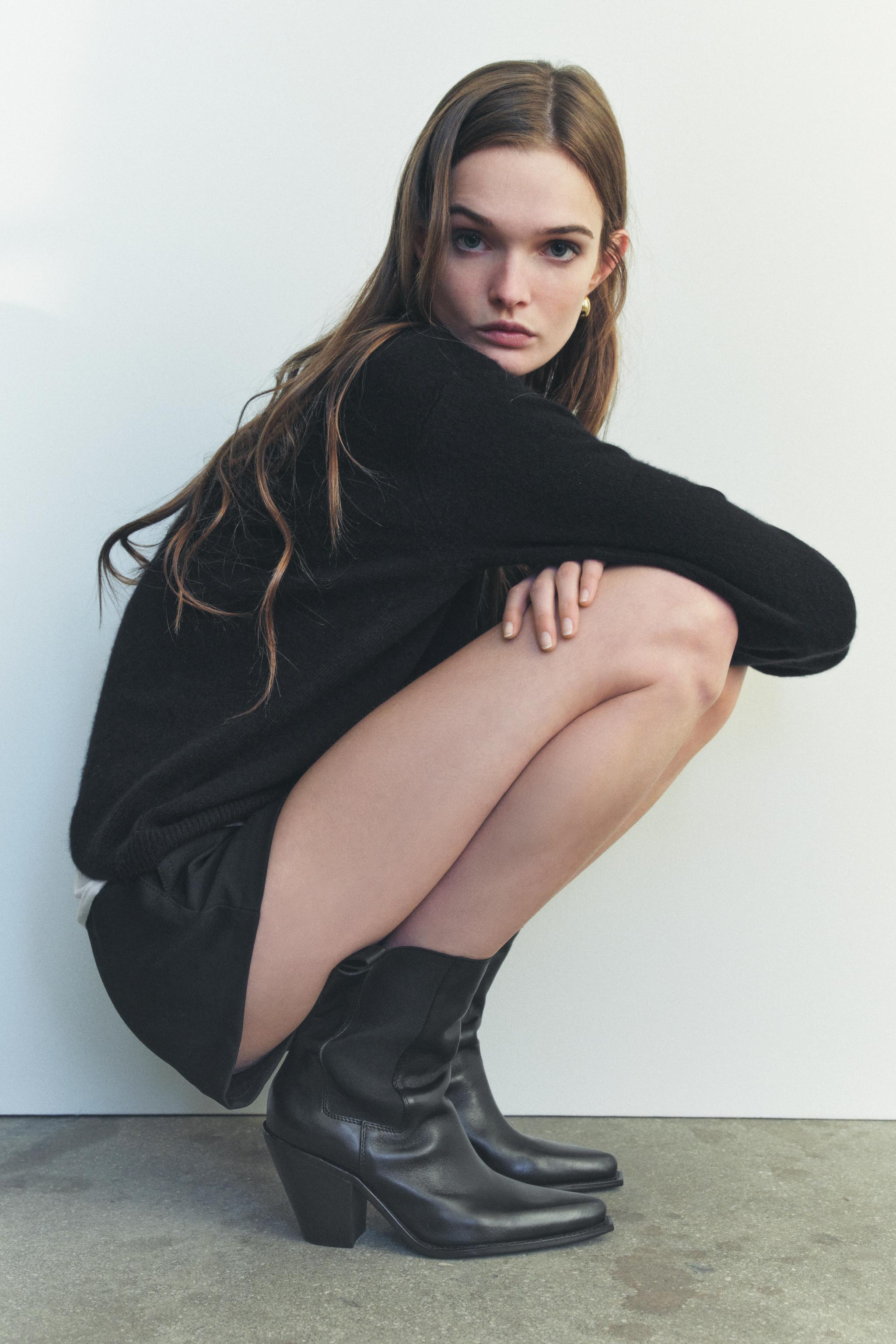 Cowboy boots zara online