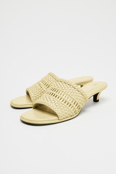 BRAIDED TOP MULES - Vanilla Yellow by Zara - Image 2