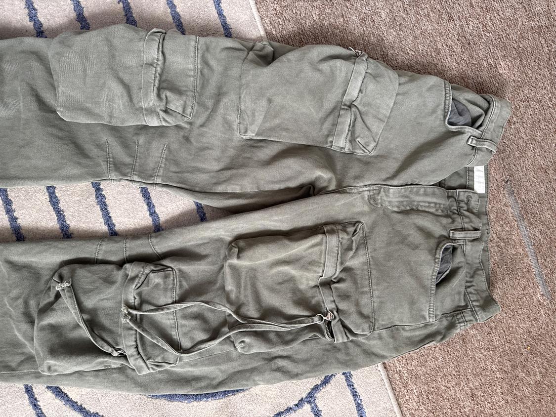 CARGO POCKET DENIM TROUSERS - Image 5