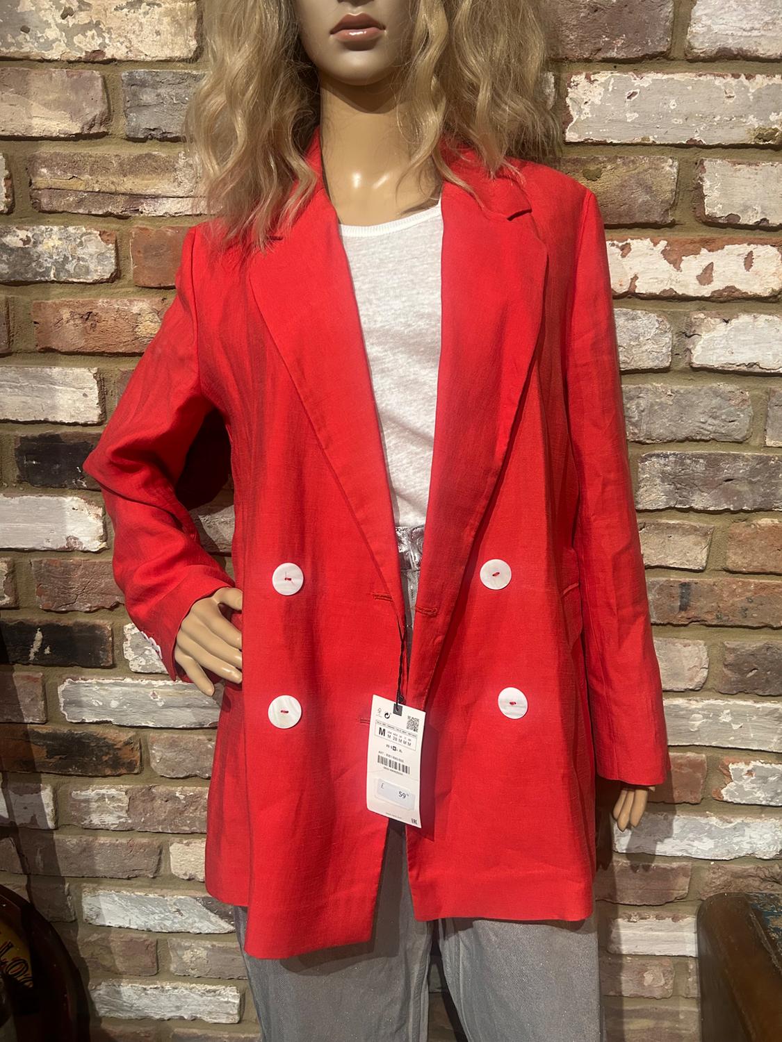 OVERSIZED DOUBLE-BREASTED BLAZER