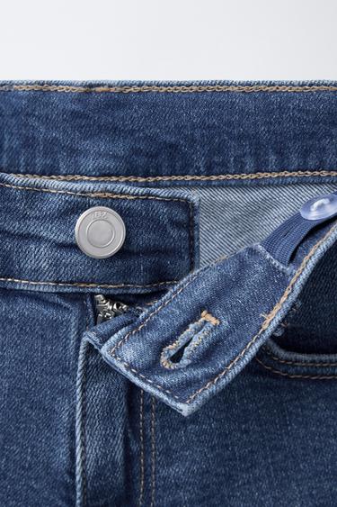 BERMUDA DENIM STRETCH - Azul de Zara