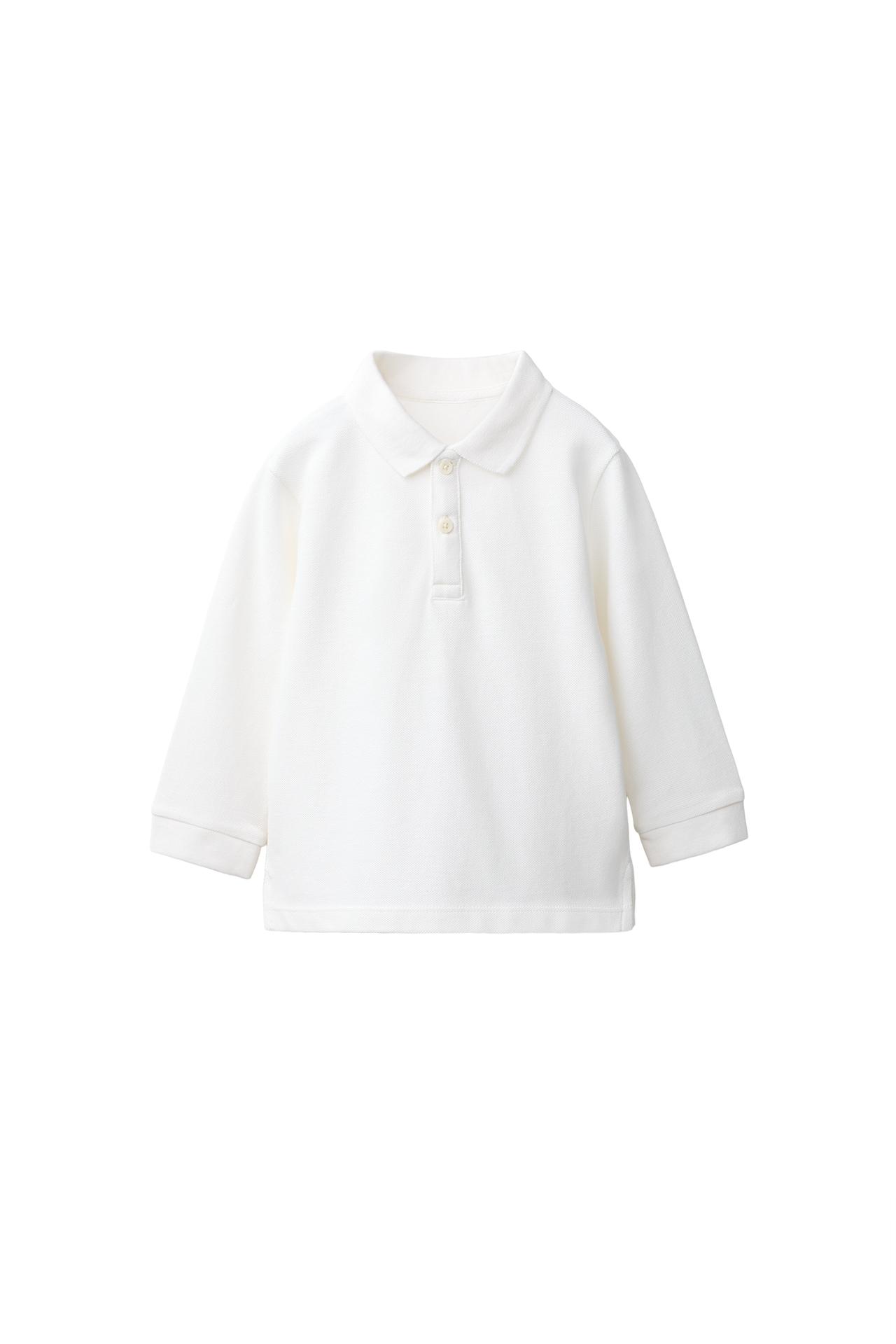 SOLID PIQUÉ POLO SHIRT — White