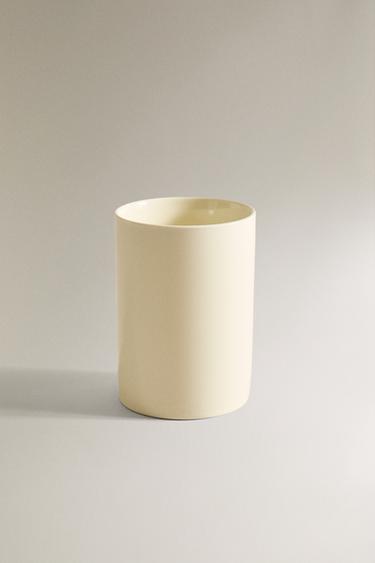 VERRE CÉRAMIQUE MAQUILLAGE - Écru de Zara - Image 0