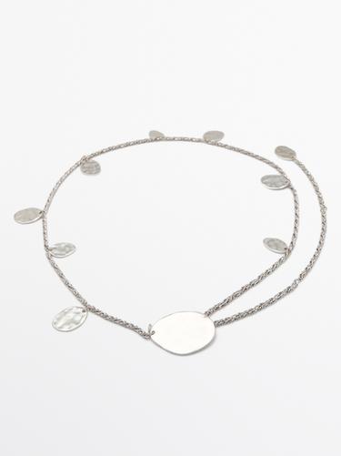 Zara Coin belt - Silver - Image 0