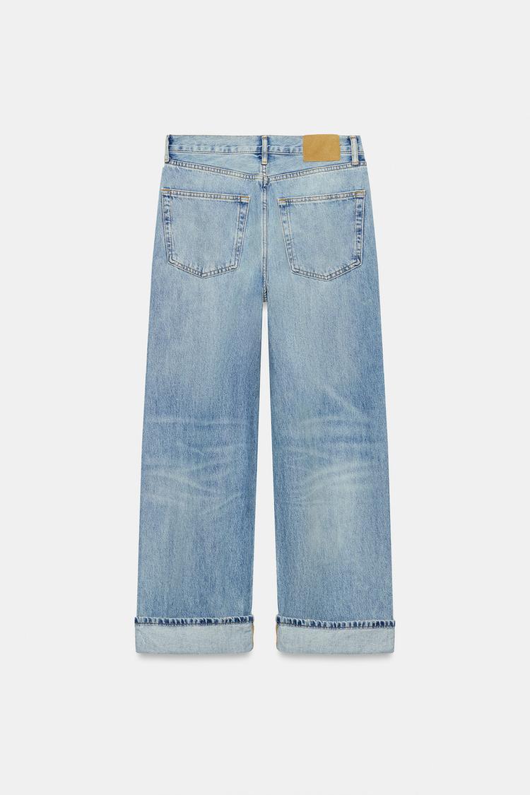 Jeans holgados de tiro medio de la colección ZW 7