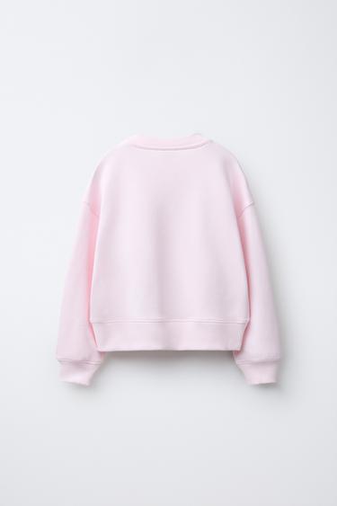 TULIP PRINT SWEATSHIRT - Pink by Zara - Image 1
