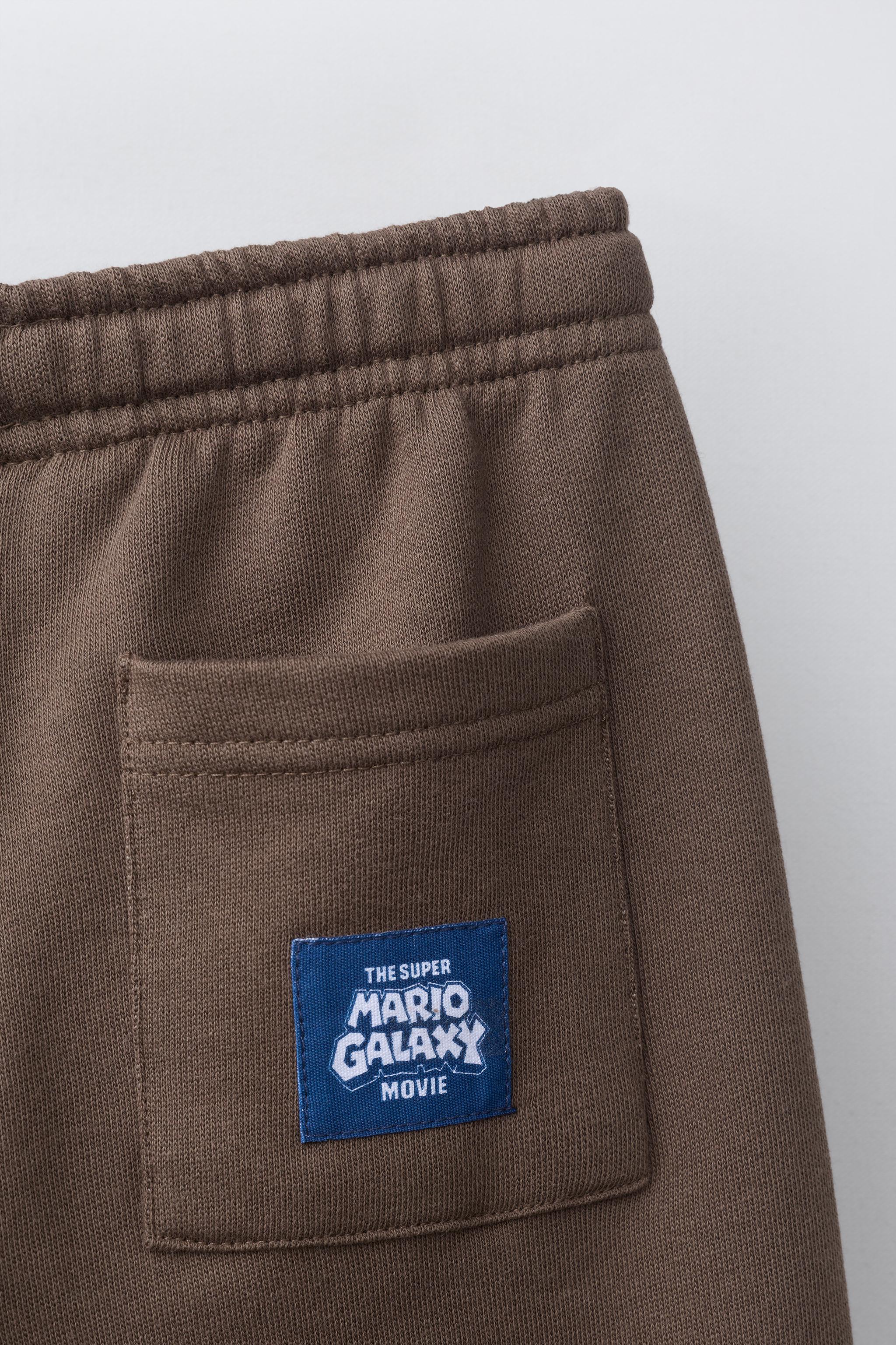 MARIO BROS. ™ © NINTENDO PRINT BARREL-LEG PANTS