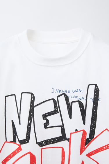 GRAFFITI PRINT T-SHIRT - White by Zara - Image 2