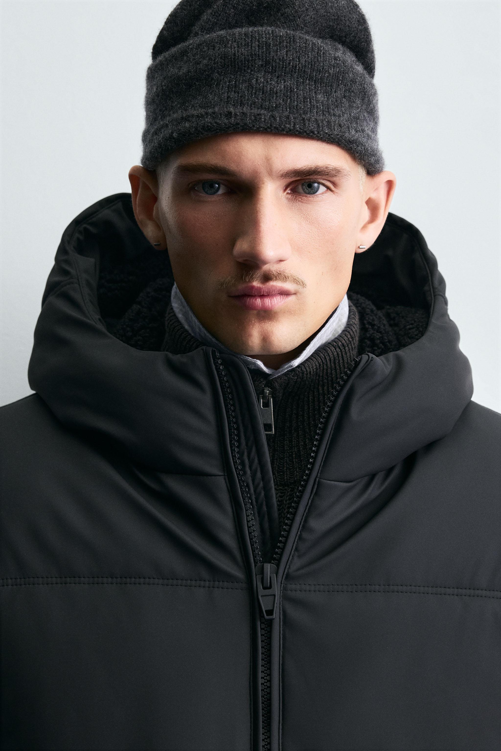 RUBBERIZED COMBINATION PUFFER JACKET