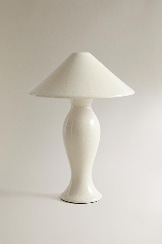 LAMPE SANS FIL CÉRAMIQUE - Blanc cassé de Zara - Image 0