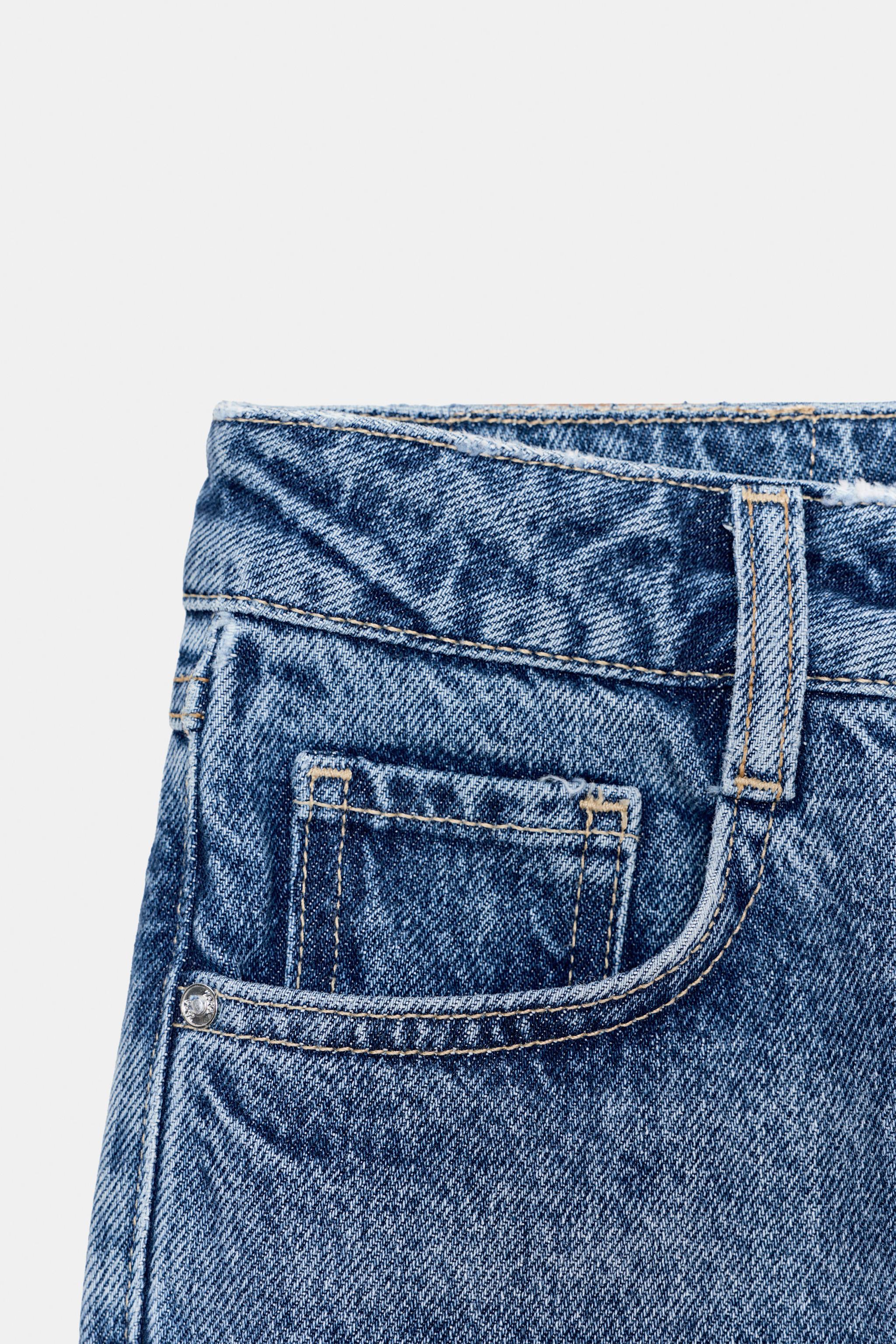 Z1975 YÜKSEK BEL ÇAPRAZ KESİM DÜZ PAÇA JEAN - Görsel 9