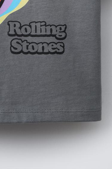 ROLLING STONES © PRINT T-SHIRT - Mid-grey by Zara - Image 3