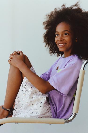 FLORAL EMBROIDERED BERMUDA SKORT - White by Zara - Image 5