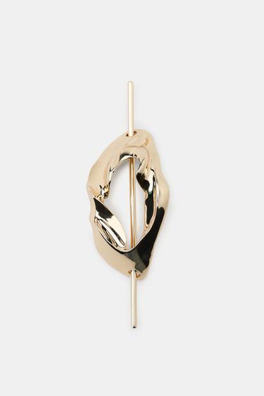 Zara METAL HAIR CLIP - Golden