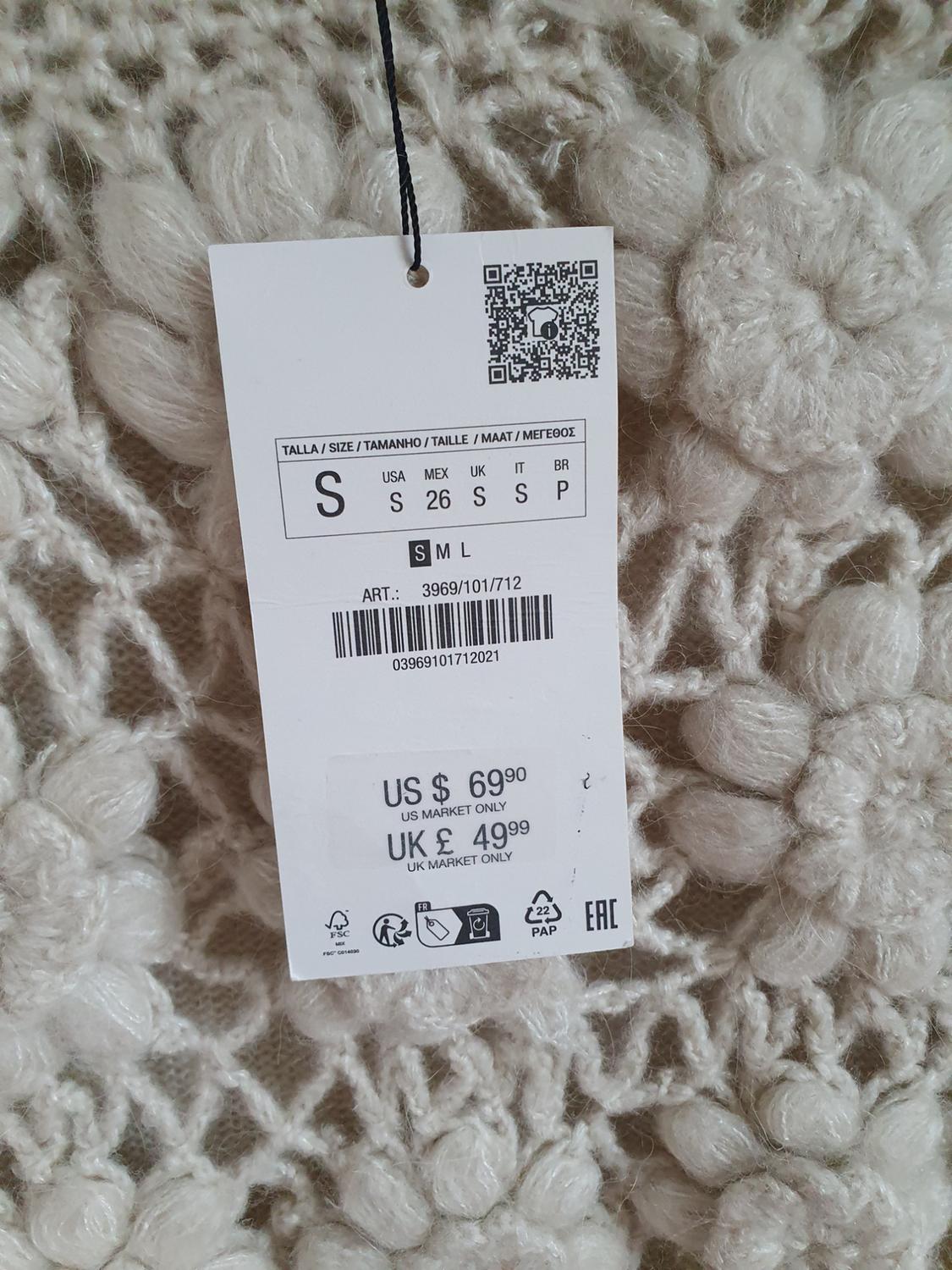 COMBINED CROCHET KNIT SWEATER - Image 2