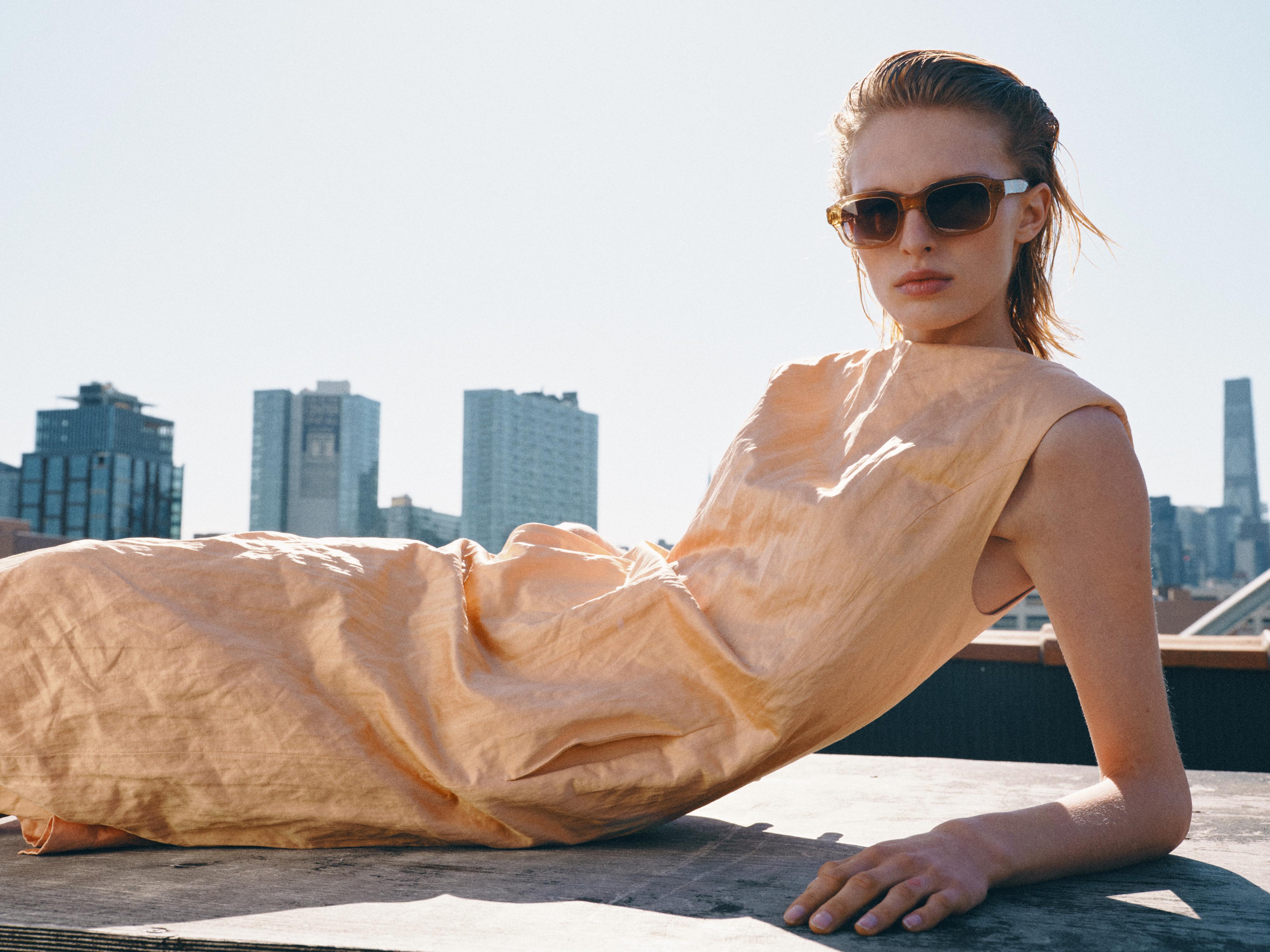 ZW COLLECTION WRINKLED EFFECT MIDI DRESS
