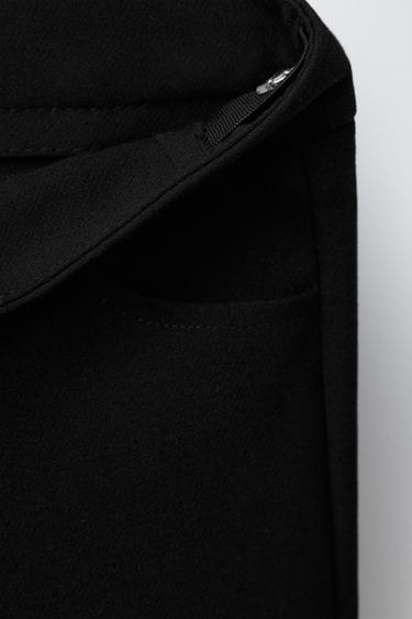 FLARE SUIT TROUSERS - Black by Zara - Image 3