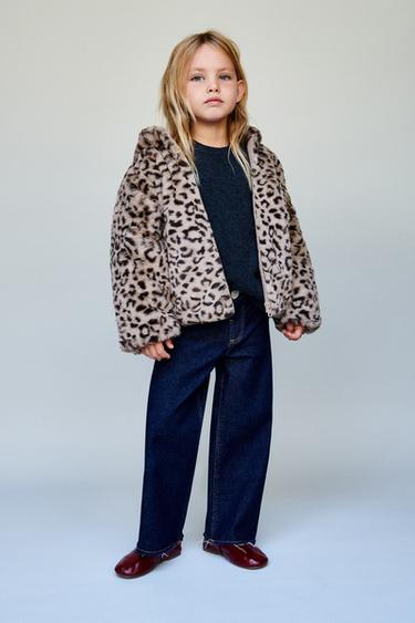XHAKETË ME EFEKT GËZOF ME PRINTIM ANIMALIER - Leopard nga Zara