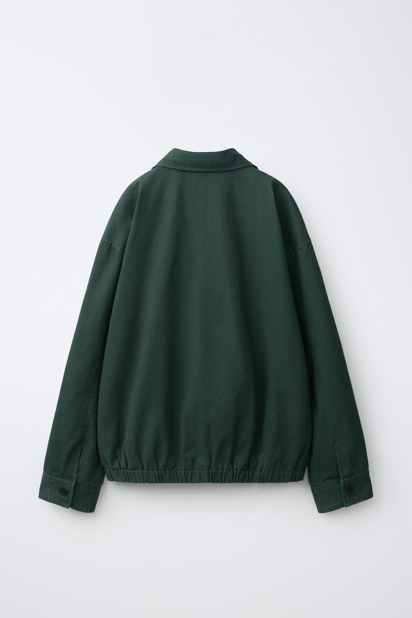 Детская куртка Zara Fruit OF the Loom™ Embroidered, цвет: Зелёный — фото 2
