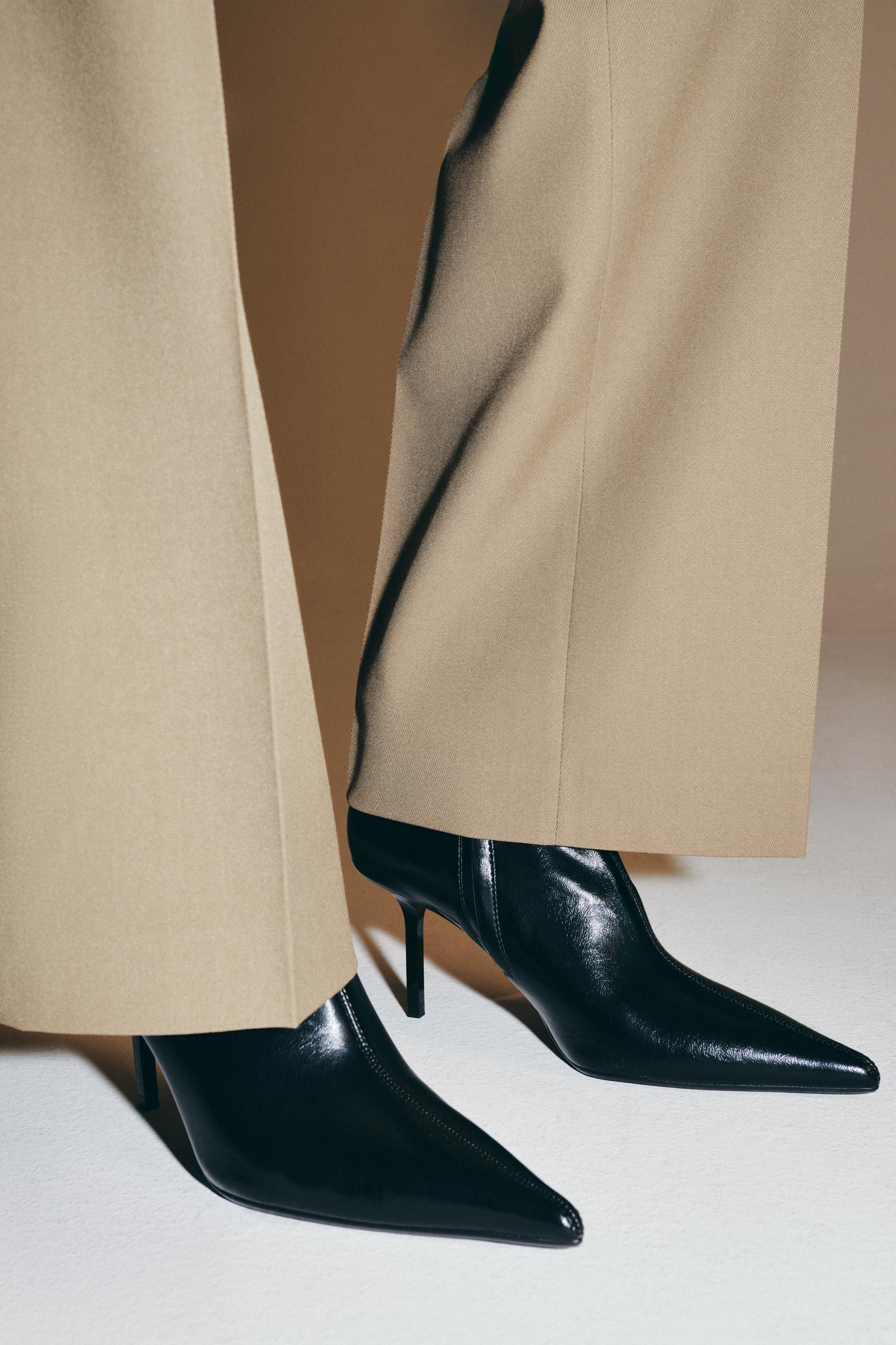 Женские ботинки Zara HEELED ANKLE BOOTS