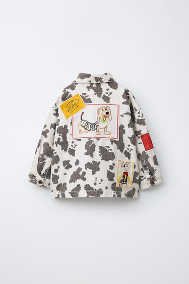 TOY STORY © DISNEY PIXAR COW PRINT TWILL OVERSHIRT - Ecru / Black by Zara - Image 1