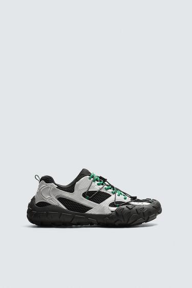 SNEAKERS WITH TEXTURED SOLES - Multicoloured by Zara