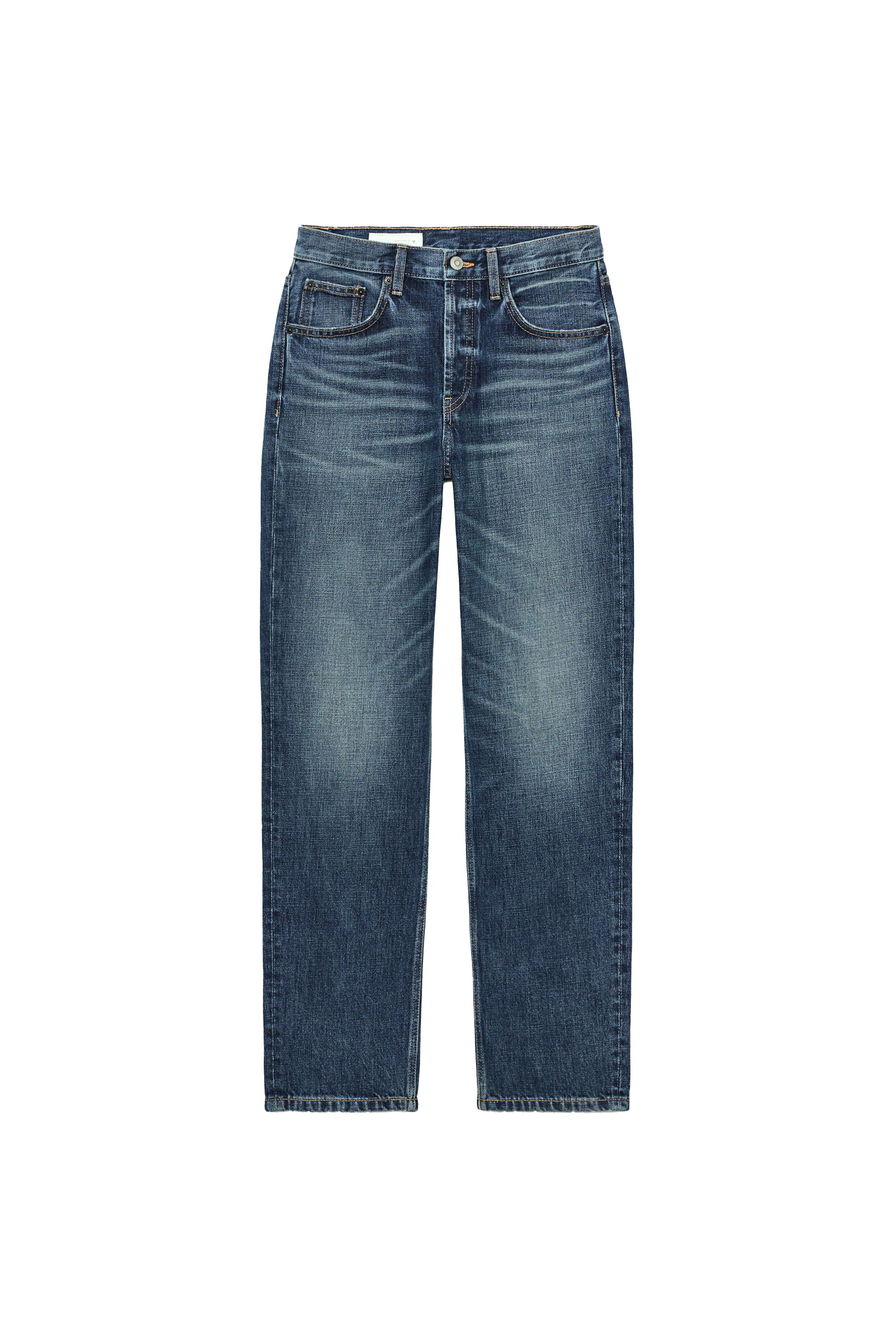 STRAIGHT FIT TIRO MEDIO TRF JEANS