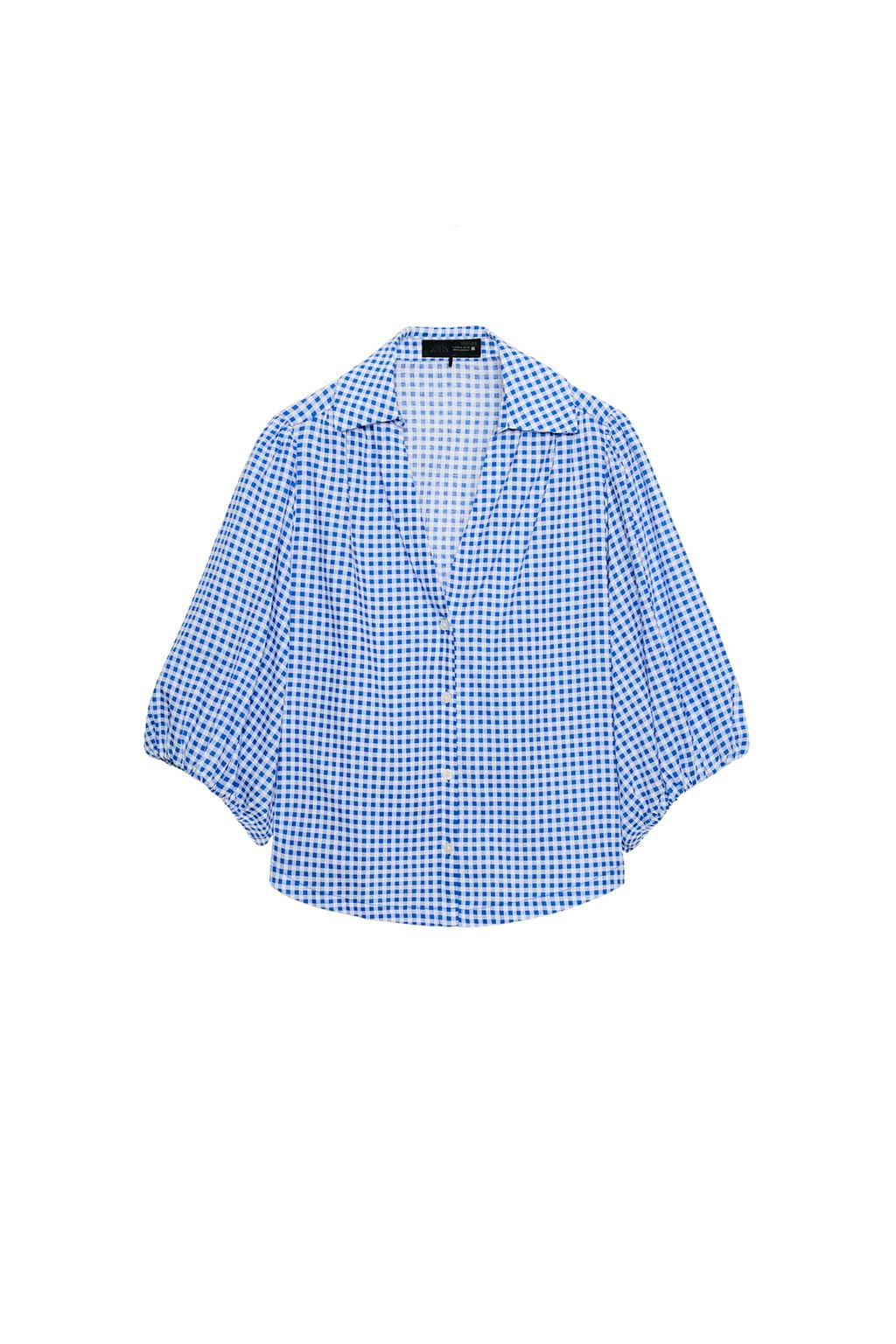 GINGHAM LINEN SHIRT - image 3