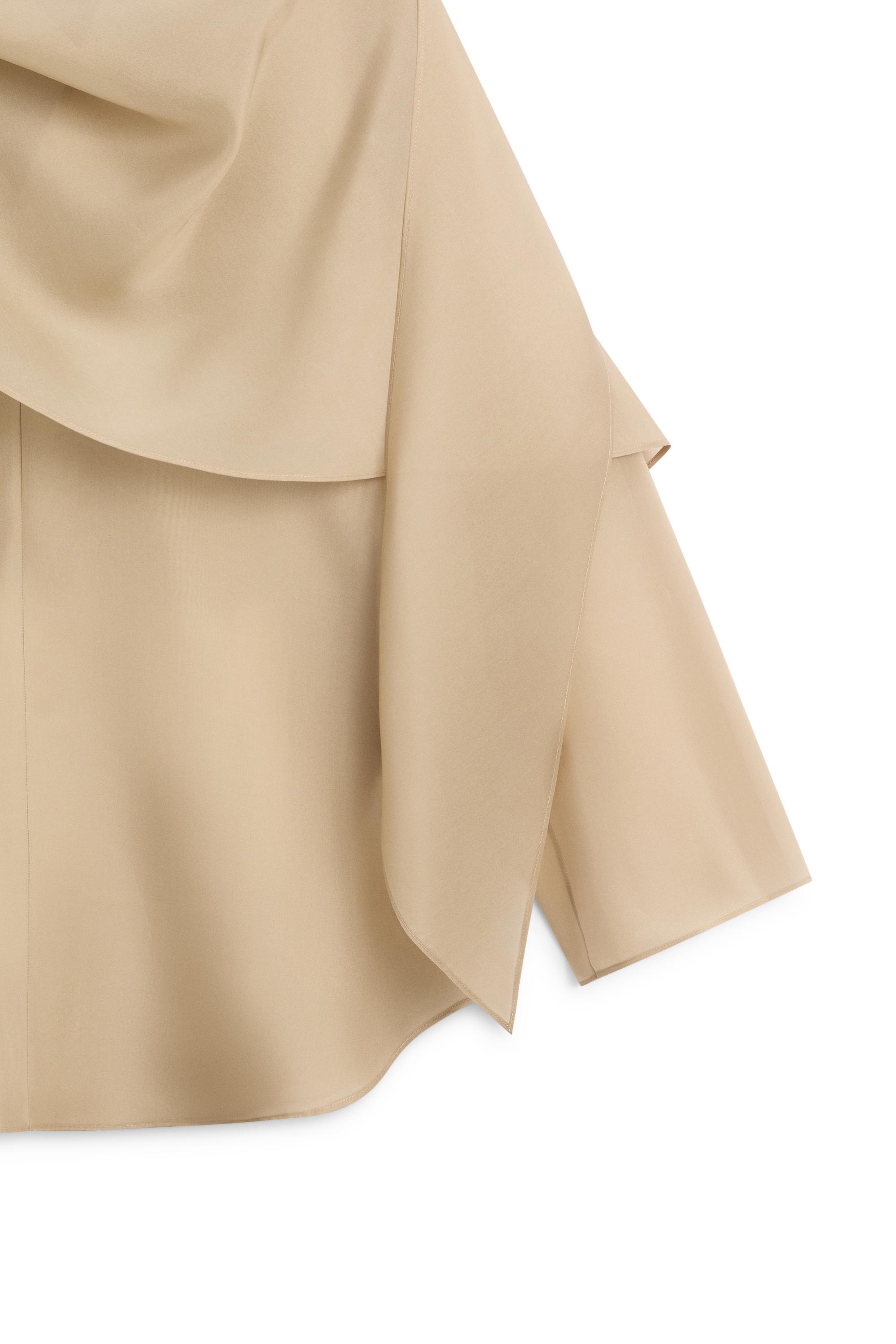 Flowing organza blouse with scarf detail - LIMITED EDITION