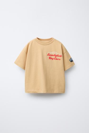 CAMISETA ESTAMPADA CANDYLAB © - castanho da Zara