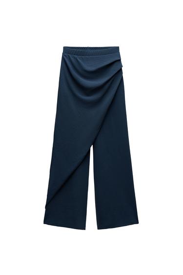 FLOWING WRAP TROUSERS