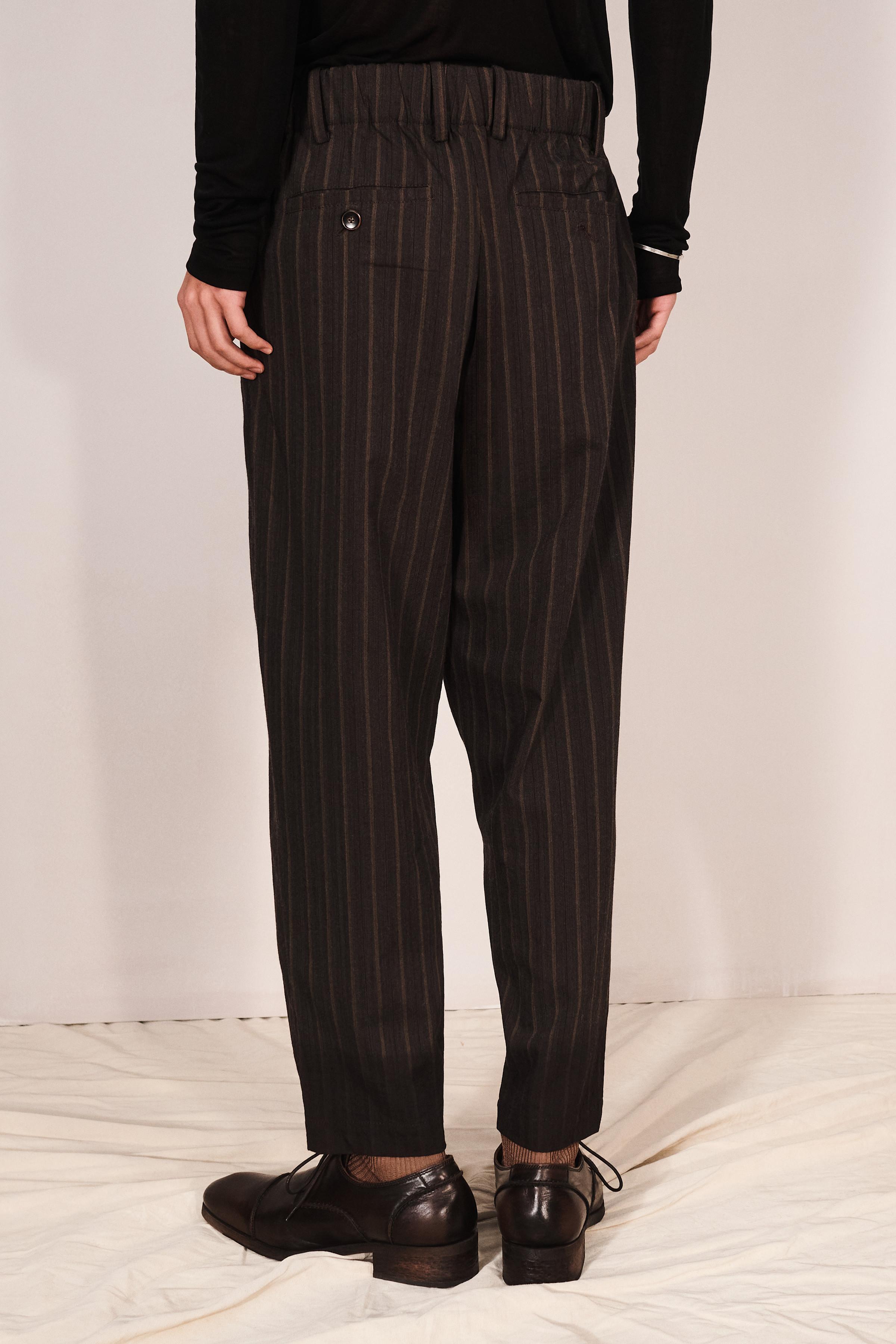 STRIPED RELAXED FIT PANTS