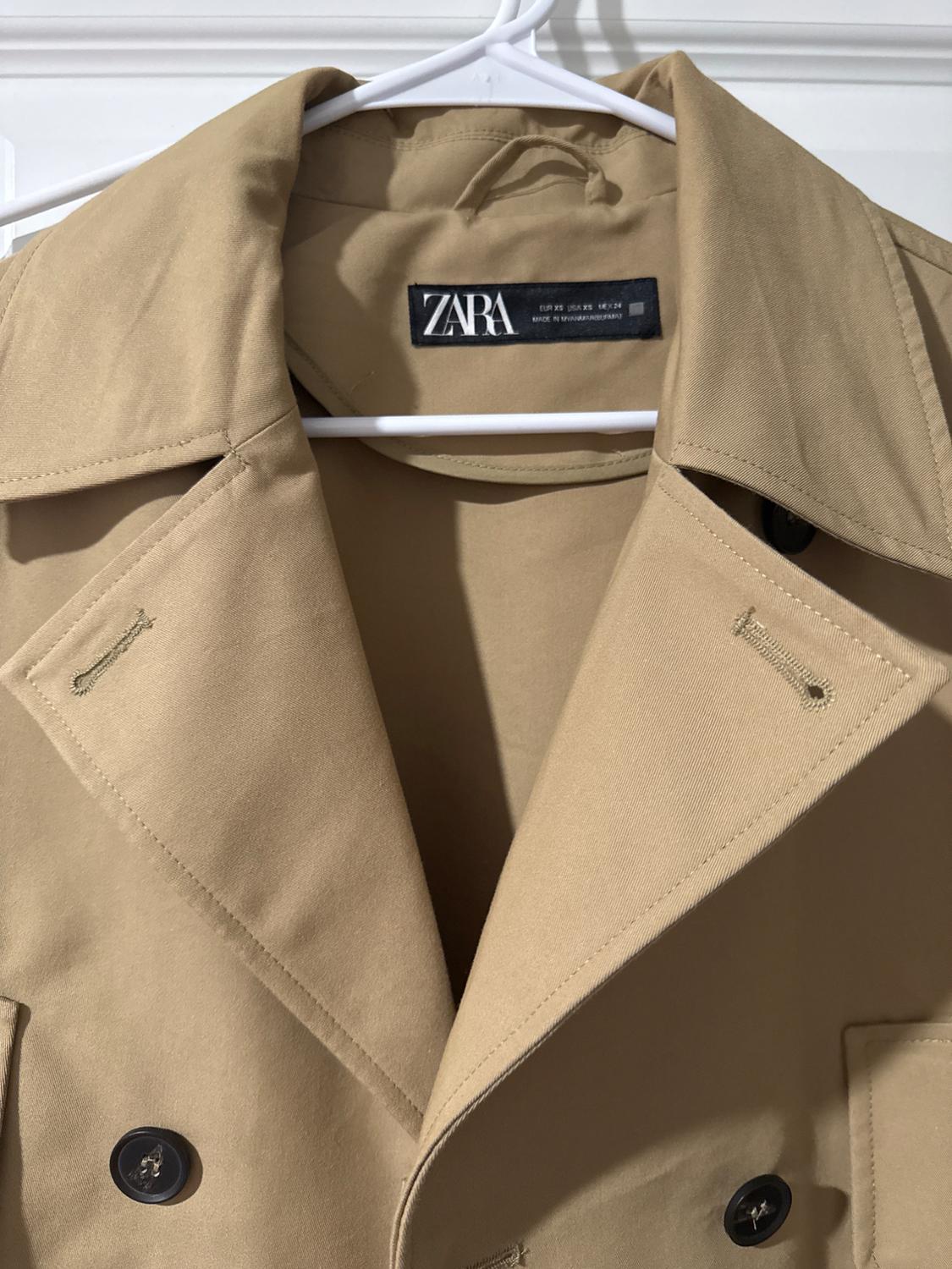 CROP TRENCH JACKET - Image 2