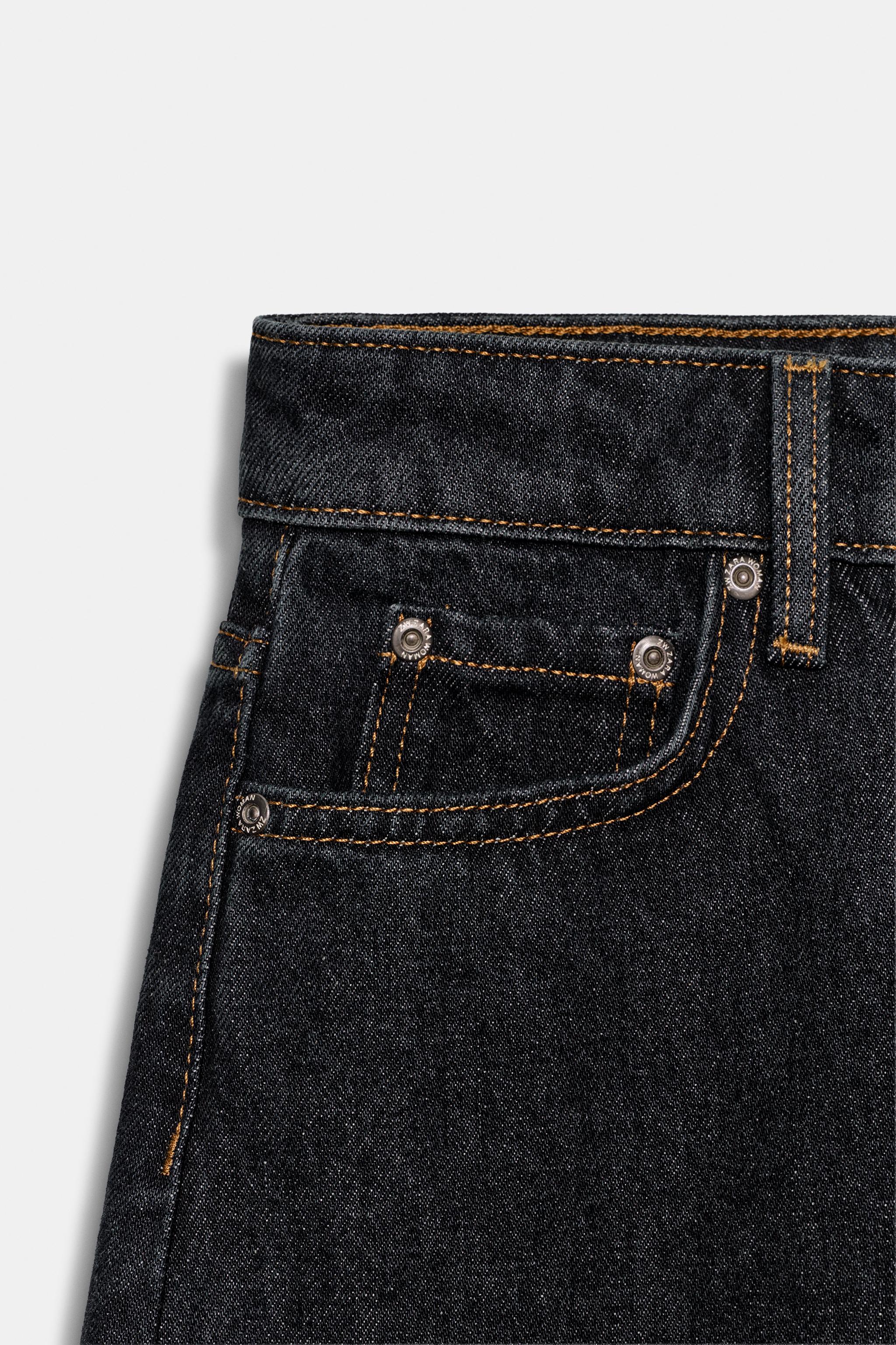 ZW COLLECTION TAPERED MID-RISE JEANS