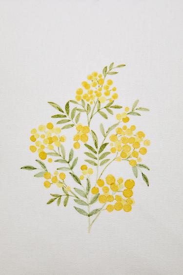 MIMOSA CUSHION COVER - Oyster-white by Zara - Image 2