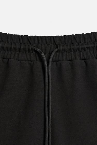 BERMUDA STRUCTURÉ INTERLOCK - Noir de Zara - Image 8