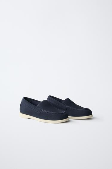 LEATHER LOAFERS — Blue 2